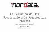 La Evolución del PBX Propietario a la Arquitectura Abierta Junta de presidentes de la ANADIC Marzo 7 del 2014 San Pedro Garza García.