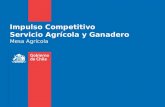 Impulso Competitivo Servicio Agrícola y Ganadero Mesa Agrícola.