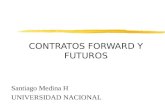 CONTRATOS FORWARD Y FUTUROS Santiago Medina H UNIVERSIDAD NACIONAL.