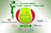 PRESENTACIÓN DEL TORNEO Organizado por: La Mancomunidad Tierras de Medina. El Club de Tenis de Medina del Campo. La Asociación Iberoamericana de Tenis.