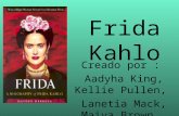 Frida Kahlo Creado por : Aadyha King, Kellie Pullen, Lanetia Mack, Maiya Brown, Ben Zhang, and Scott Hill.