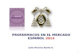 PROFÁRMACOS EN EL MERCADO ESPAÑOL 2014 Julio Alvarez-Builla G. 1.