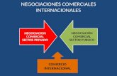 NEGOCIACIONES COMERCIALES INTERNACIONALES NEGOCIACION COMERCIAL SECTOR PRIVADO NEGOCIACIÓN COMERCIAL SECTOR PUBLICO COMERCIO INTERNACIONAL.