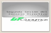 Segunda Sesión del Consejo Directivo Universidad Tecnológica de Guaymas.
