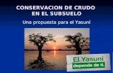CONSERVACION DE CRUDO EN EL SUBSUELO Una propuesta para el Yasuní.