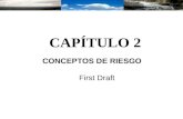 First Draft CONCEPTOS DE RIESGO CAPÍTULO 2. Capítulo 2 Este capítulo se enfocará en el concepto básico de riesgo ambiental y evaluación de riesgo como.