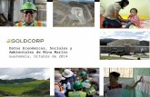 Datos Económicos, Sociales y Ambientales de Mina Marlin Guatemala, Octubre de 2014.