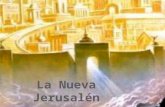 Y yo Juan vi la santa ciudad, la nueva Jerusalén, descender del cielo, de Dios, dispuesta como una esposa ataviada para su marido. Y oí una gran voz del.