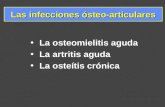 Las infecciones ³steo-articulares La osteomielitis aguda La artritis aguda La oste­tis cr³nica