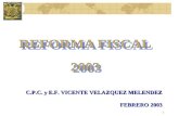 1 C.P.C. y E.F. VICENTE VELAZQUEZ MELENDEZ FEBRERO 2003.