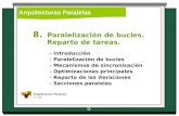 Arquitecturas Paralelas IF - EHU Arquitecturas Paralelas 8. Paralelización de bucles. Reparto de tareas. - Introducción - Paralelización de bucles - Mecanismos.