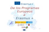 De los Programas Europeos a Erasmus +. 9 de mayo: Día de Europa. 29/04/2013 Oficina de Proyectos Europeos Tfno.: 968 365357 .