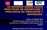 VII REUNION SOBRE CASOS PRACTICOS DE INSPECCION Y VIGILANCIA DE MERCADOS Y ENTIDADES Mayte de Miguel Ruiz Subdirectora de la Dirección del Servicio Contencioso.