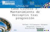 Caso Clínico 3: Mantenimiento de Herceptin tras progresión Rafael Villanueva Vázquez Hospital Clínic i Provincial Barcelona.