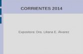 CORRIENTES 2014 Expositora: Dra. Liliana E. Álvarez.
