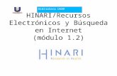HINARI/Recursos Electrónicos y Búsqueda en Internet (módulo 1.2) Biblioteca USAM.