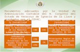 Documentos adecuados por la Unidad de Armonización Contable del H. Congreso del Estado de Veracruz de Ignacio de la Llave y aprobados por el COVAC: Marco.
