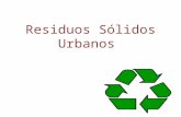 Residuos Sólidos Urbanos. Basura La basura es todo material considerado como desecho y que se necesita eliminar. La basura es un producto de las actividades.