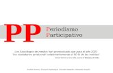 Periodismo Participativo PP Andrés Ramos | Ezequiel Apesteguia | Nicolás Malpede | Sebastián Espiño Los futurólogos de medios han pronosticado que para.