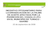 Incentivo Fitosanitario Para La Erradicacion de La Palma de Aceite...