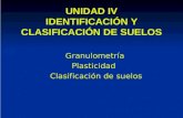 Unidad IV Identificacion y Clasificacion de Suelos