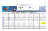 Calendario Hebreo 2013 - 2014
