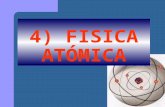4) FISICA ATÓMICA. 4.0) INTRODUCCION Aplicación de la mecánica cuántica a átomos multielectrónicos Modelo : Versión cuántica del átomo del H H cuántico.