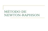 MÉTODO DE NEWTON-RAPHSON. Newton-Raphson Si el valor inicial de la raíz es Xi, se puede extender una tangente desde [Xi, f(Xi)].