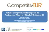 Estudo Competitividade Regional do Turismo no Algarve: Módulo PO Algarve 21 Fernando Perna fperna@ualg.pt / ciitt@ualg.pt Resultados, Impacto no Turismo.