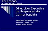 Dirección Ejecutiva de Empresas de Comunicación Alejandra Campos Arceo Marcelo Canto Lara Pablo Prats Palma Empresas Audiovisuales.