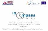 InCompass es un proyecto financiado por el Fondo Europeo de Desarrollo a través del Programa INTERREG IVC Desarrollo de políticas regionales para la sostenibilidad.