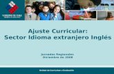 Unidad de Currículum y Evaluación Ajuste Curricular: Sector Idioma extranjero Inglés Jornadas Regionales Diciembre de 2008.
