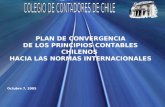 PLAN DE CONVERGENCIA DE LOS PRINCIPIOS CONTABLES CHILENOS HACIA LAS NORMAS INTERNACIONALES Octubre 7, 2005.
