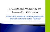 Dirección General de Programación Multianual del Sector Público.
