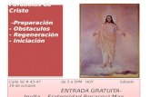 Parábolas de Cristo -Preparación - Obstaculos - Regeneración - Iniciación Calle 56 # 43-47 de 3 a 5PM HOY Sábado 19 de octubre ENTRADA GRATUITA- Invita.