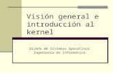 Visión general e introducción al kernel Diseño de Sistemas Operativos Ingeniería en Informática.
