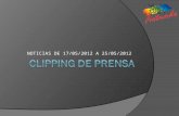 NOTICIAS DE 17/05/2012 A 25/05/2012. CLIPPING DE PRENSA ASTRADE Programa "Entre Fogones". Director General de Astrade (parte 1) Programa "Entre Fogones".