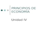 PRINCIPIOS DE ECONOMÍA Unidad IV. 4.1 Mercado. Concepto.