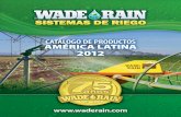 Wade Rain Catalogo de Productos 2012