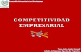 Globalización e Internacionalización Concepto Competitividad Competitividad Empresarial,Regional y Nacional Unida d I Conte xto Econ ómico y la Comp etitivi