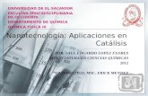 Seminario de Nanotecnologia_Aplicaciones en Catalisis