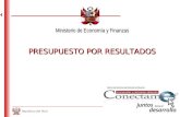 DO NOT REFRESH Ministerio de Economía y Finanzas República del Perú PRESUPUESTO POR RESULTADOS Ministerio de Economía y Finanzas.