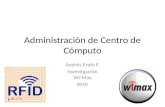 Administración de Centro de Cómputo Andrés Endo F. Investigación Wi-Max RFID.