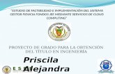 PROYECTO DE GRADO PARA LA OBTENCIÓN DEL TÍTULO EN INGENIERÍA Priscila Alejandra Unda C.