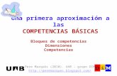 COMPETENCIAS BÁSICAS Una primera aproximación a las COMPETENCIAS BÁSICAS Pere Marquès (2010). UAB - grupo DIM  Bloques.