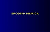 EROSION HIDRICA. EROSION Erosion es un proceso de movilización y transporte de partículas por agentes erosivos. Ellison, 1944 n Agentes erosivos -Impacto.