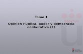 Tema 1 Opinión Pública, poder y democracia deliberativa (1)