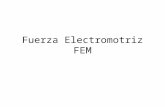 Fuerza Electromotriz FEM. Agenda Culombio Joule Volt.