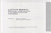 ST 119 Lotus Maku manejo, utilización y producción de semillas