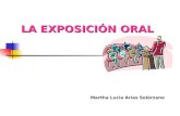 LA EXPOSICIÓN ORAL Martha Lucia Arias Solórzano. CONTENIDO Preparación y Exposición de un Tema Aspectos Habilidades de Comunicación.